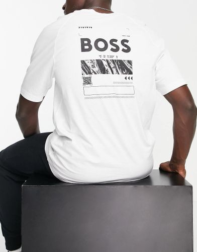 Tee 2 - T-shirt bianca comoda con stampa sul retro - BOSS Green - Modalova