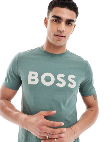 Thinking - T-shirt con stampa del logo - BOSS Orange - Modalova