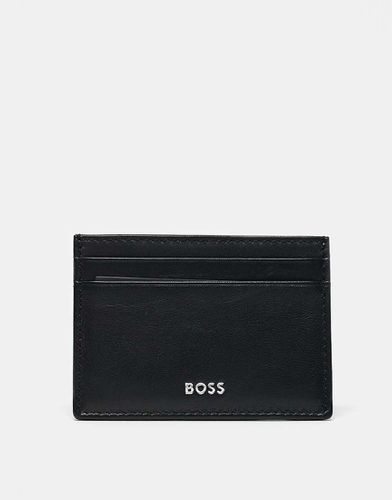 BOSS - Portacarte in pelle nero - BOSS by Hugo Boss - Modalova