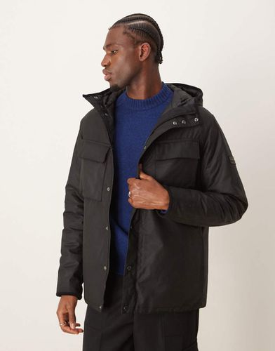 Longwell - Giacca cerata nera - Barbour International - Modalova