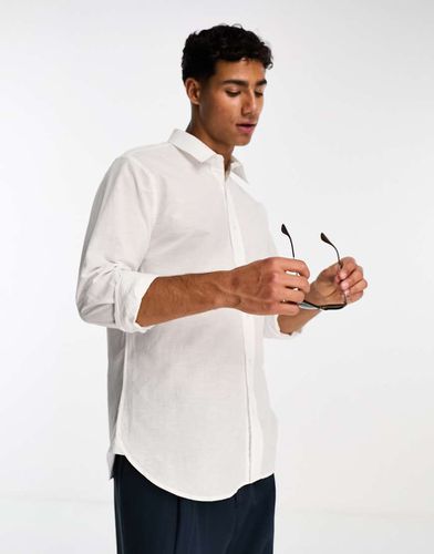 Camicia effetto lino bianca - Ben Sherman - Modalova