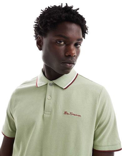 Polo con doppie righe a contrasto sui bordi - Ben Sherman - Modalova