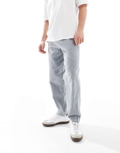 Pantaloni slim affusolati grigi in cotone e lino - Ben Sherman - Modalova