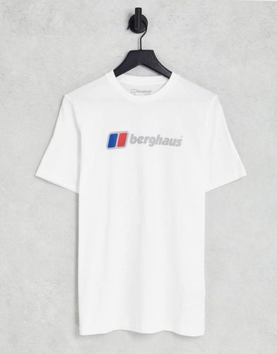 Big Classic - T-shirt bianca con logo - Berghaus - Modalova