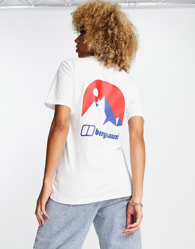 Mont Blanc Mountains - T-shirt bianca - Berghaus - Modalova