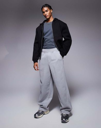 Pantalon de jogging ample - délavé - Bershka - Modalova