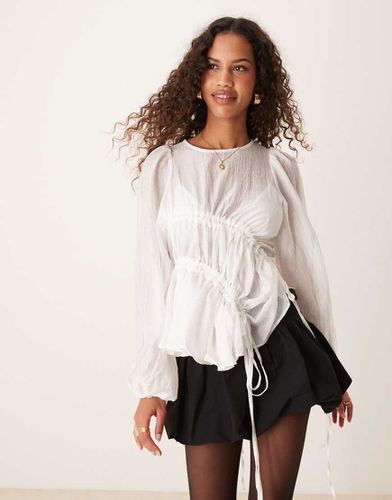 Top oversize arricciato - Ghospell - Modalova