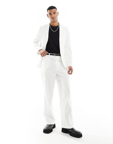 Pantaloni da abito bianchi a fondo ampio - Gianni Feraud - Modalova