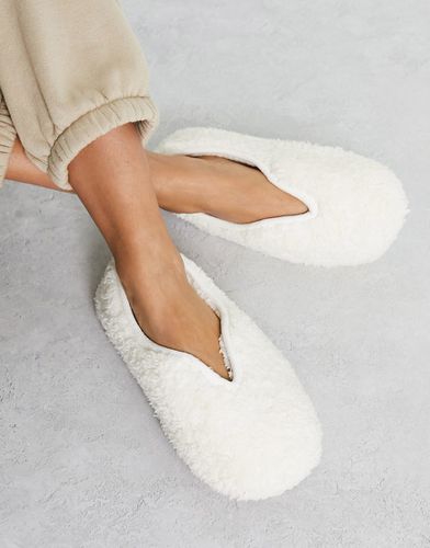 Pantofole soffici color crema - Glamorous - Modalova
