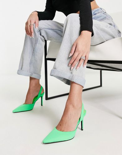 Scarpe con tacco e con cinturino posteriore verdi - Glamorous - Modalova