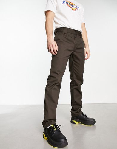 Pantaloni slim fit marroni in tessuto riciclato - Dickies - Modalova