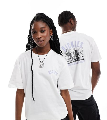 Dendron - T-shirt a maniche corte bianca con stampa sul retro - In esclusiva per ASOS - Dickies - Modalova
