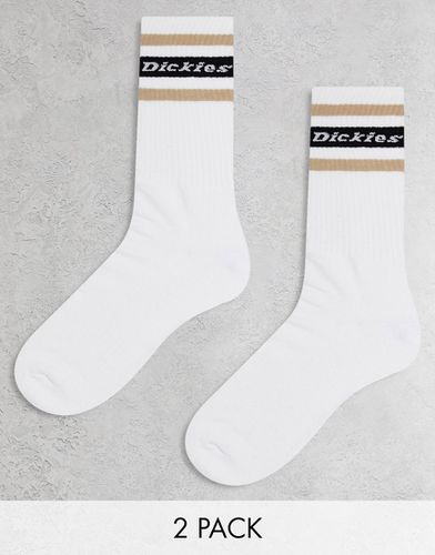 Genola - Confezione da 2 paia di calzini bianchi e color sabbia - Dickies - Modalova