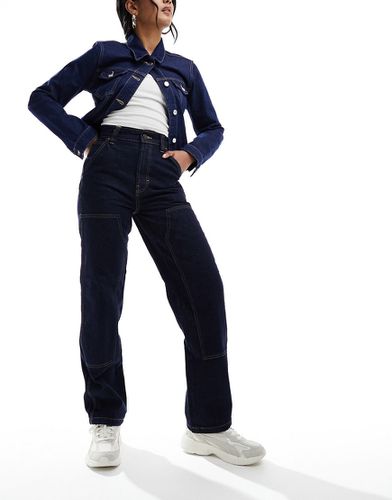 Madison - Jeans comodi a vita alta blu scuro con ginocchia doppiate - Dickies - Modalova
