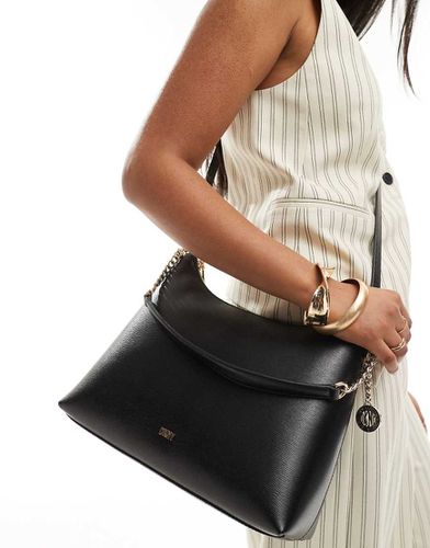 Bryant - Borsa da spalla in pelle nera con tracolla - DKNY - Modalova