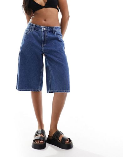 Bree - Pantaloncini di jeans lavaggio medio stone wash a vita medio-alta vestibilità ampia - Dr Denim - Modalova