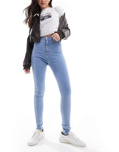 Solitaire - Jeans super skinny a vita alta lavaggio pallido semplice Beck - Dr Denim - Modalova