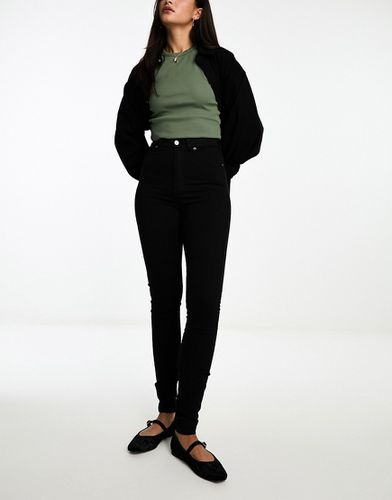 Solitaire - Jeans super skinny a vita alta neri - Dr Denim - Modalova
