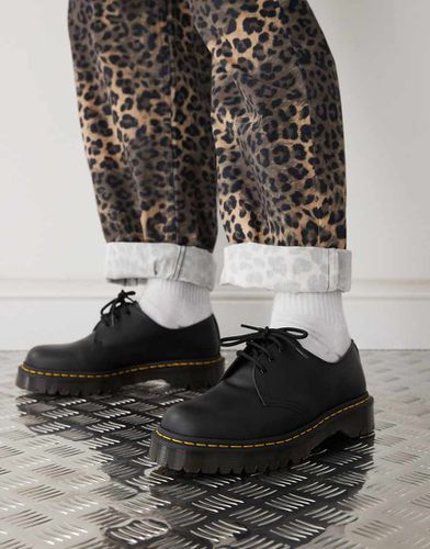 Scarpe nere in pelle liscia con 3 occhielli - Dr Martens - Modalova