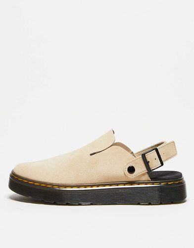 Dr. Martens - Carlson - Sabot unisex in camoscio beige - Dr Martens - Modalova