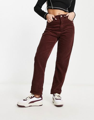 DTT - Opal - Mom jeans a coste marrone cioccolato - Don't Think Twice - Modalova