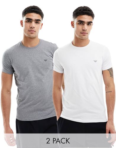 Bodywear - Confezione da 2 T-shirt color grigio e bianco - Emporio Armani - Modalova