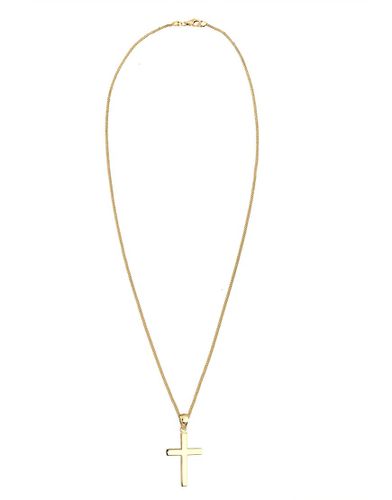 Collana da donna minimal con pendente a croce in argento 925 color - Elli - Modalova