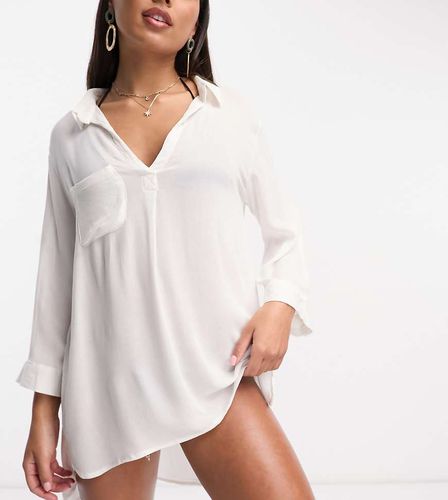 Esclusiva - Camicia da mare oversize bianca - South Beach - Modalova