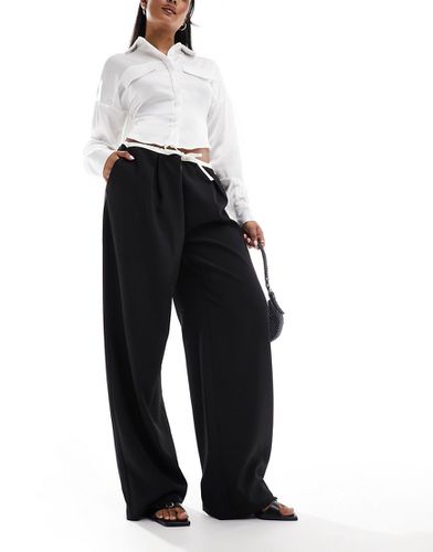 Pantaloni sartoriali neri e bianchi con coulisse - Extro & Vert - Modalova
