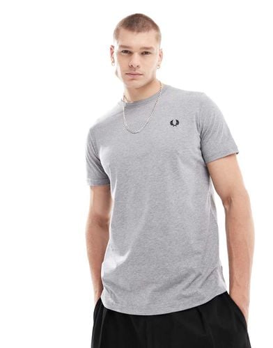 T-shirt girocollo grigia - Fred Perry - Modalova