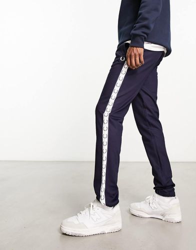 Joggers navy con fettucce - Fred Perry - Modalova