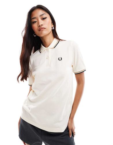 Polo sporco con doppia riga a contrasto su maniche e colletto - Fred Perry - Modalova