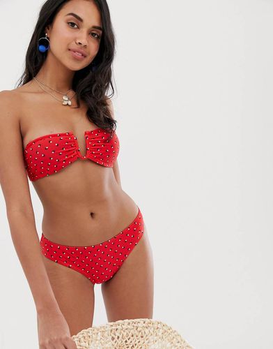 Fleur - Top bikini a pois - French Connection - Modalova