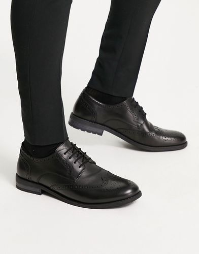 Scarpe brogue eleganti in pelle nera - French Connection - Modalova