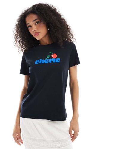 T-shirt à imprimé Chérie - French Connection - Modalova