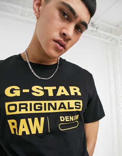 Originals - T-shirt con logo in cotone, colore - G-Star - Modalova