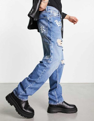 Old English - Jeans ampi in denim - Karl Kani - Modalova