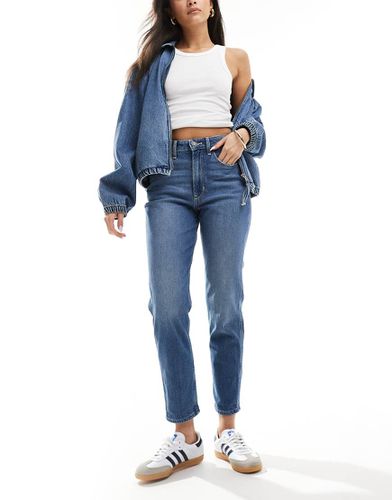 Mom jeans a vita alta scuro - Hollister - Modalova