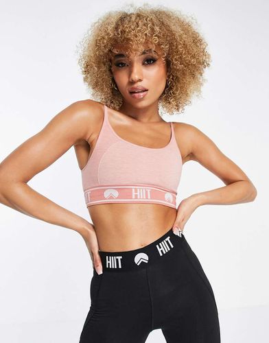 Brassière mélange senza cuciture con logo - HIIT - Modalova