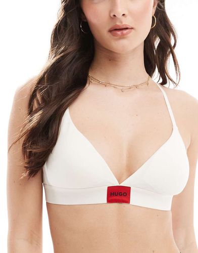 HUGO - Bodywear - Brassière a triangolo neutra con etichetta rossa - Hugo Red - Modalova