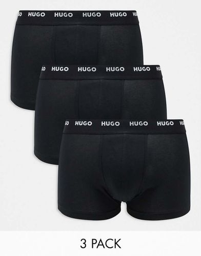 HUGO - Bodywear - Confezione da 3 boxer aderenti neri - BOSS Bodywear - Modalova