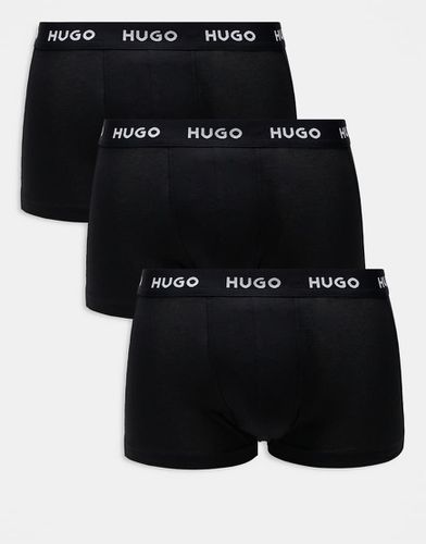 HUGO - Bodywear - Confezione da 3 boxer aderenti neri - BOSS Bodywear - Modalova