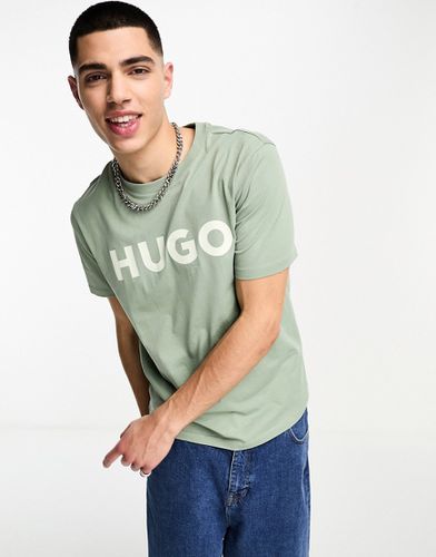 HUGO - Dulivio - T-shirt pastello con logo - Hugo Red - Modalova