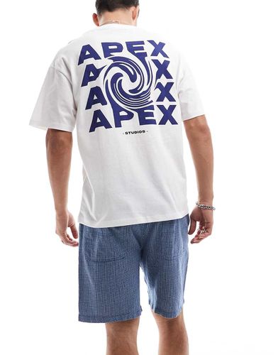 T-shirt oversize con stampa "Apex" sul retro - Jack & Jones - Modalova