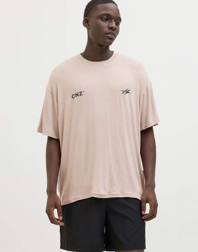 Jack & Jones - T-shirt - Beige-Gris - Jack & Jones - Modalova