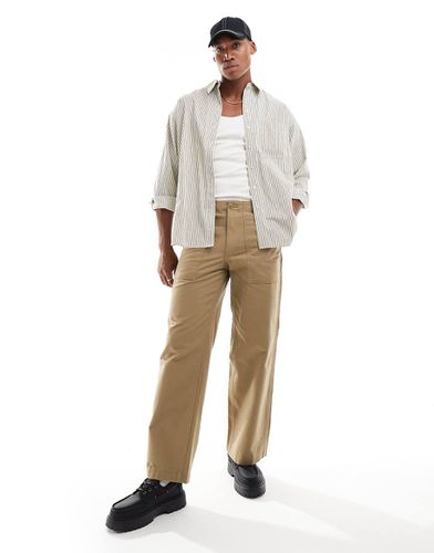 Bill - Pantaloni ampi beige - Jack & Jones - Modalova