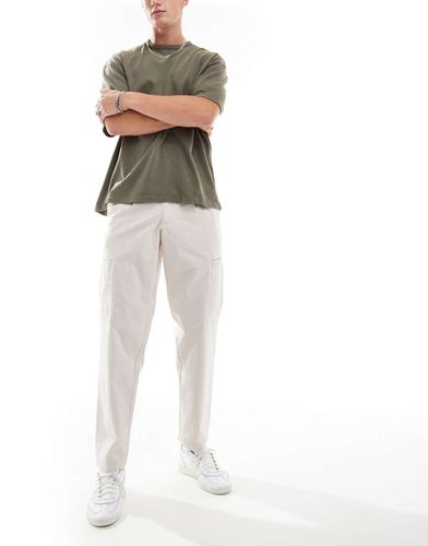 Bill - Pantaloni cargo a fondo ampio beige con tasche nascoste - Jack & Jones - Modalova