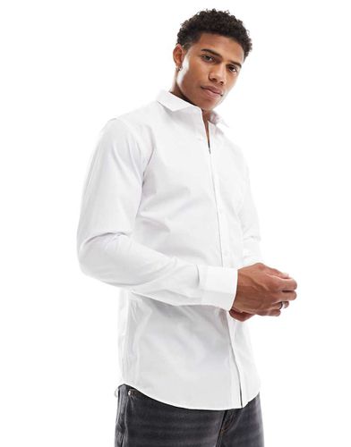 Camicia slim elegante bianca - Jack & Jones - Modalova