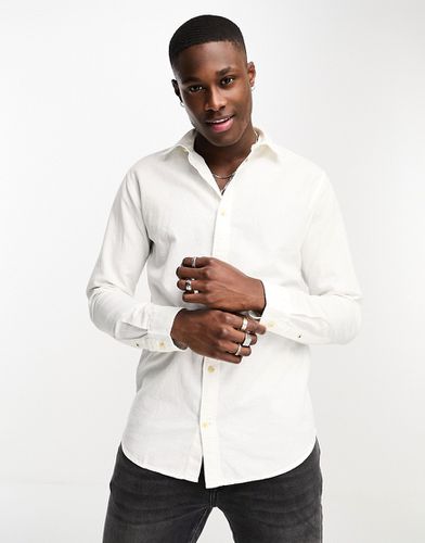 Essentials - Camicia bianca in lino - Jack & Jones - Modalova