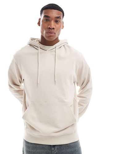 Felpa con cappuccio beige super oversize - Jack & Jones - Modalova